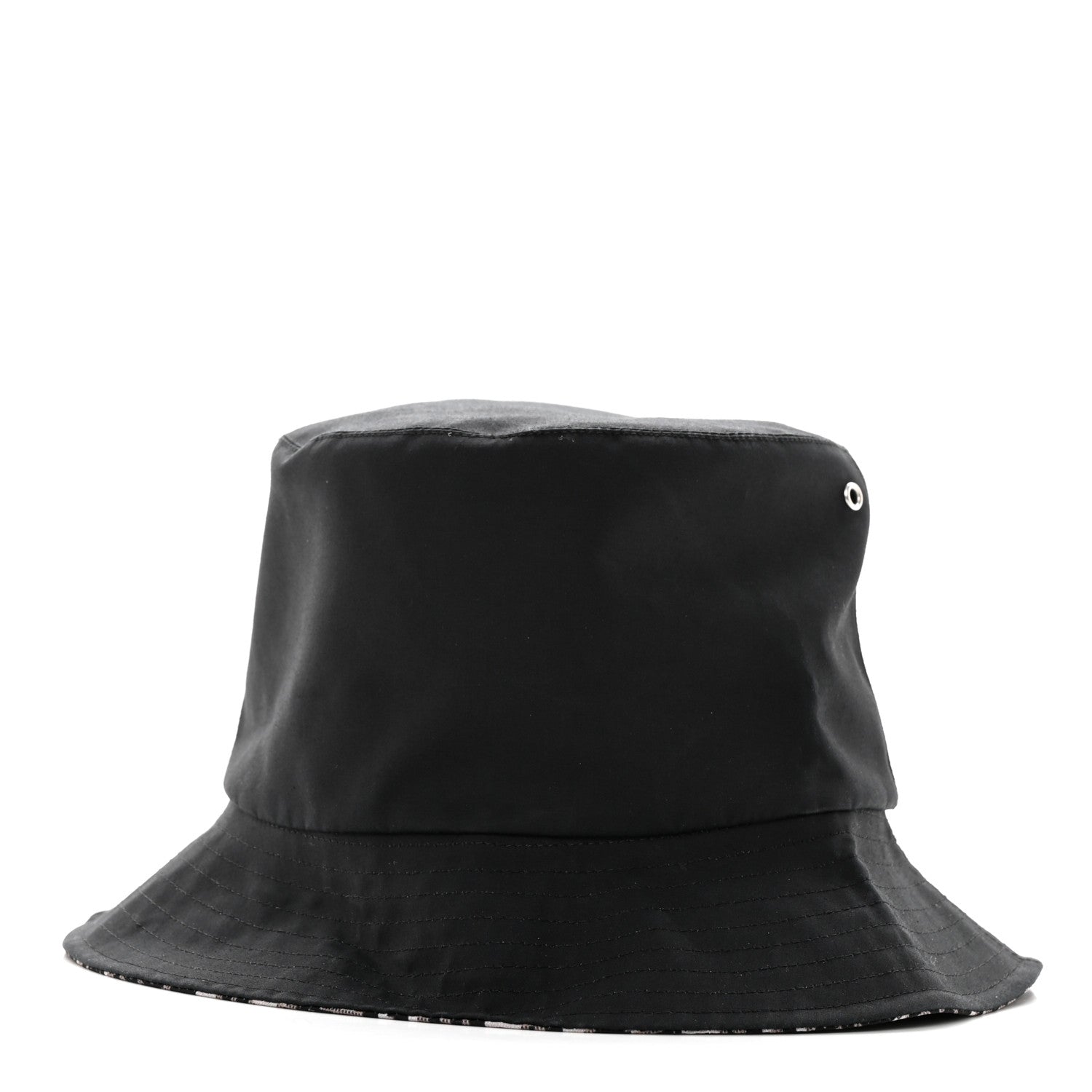 Christian Dior Oblique Reversible Teddy-D Brim Bucket Hat 58 Black 1 of 9