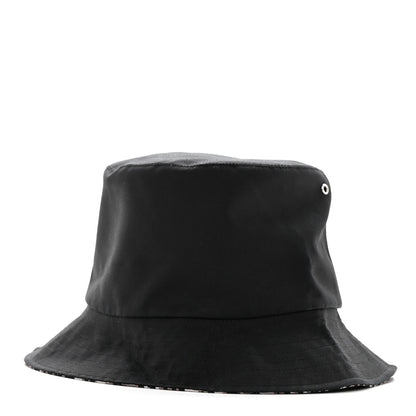 Christian Dior Oblique Reversible Teddy-D Brim Bucket Hat 58 Black 1 of 9