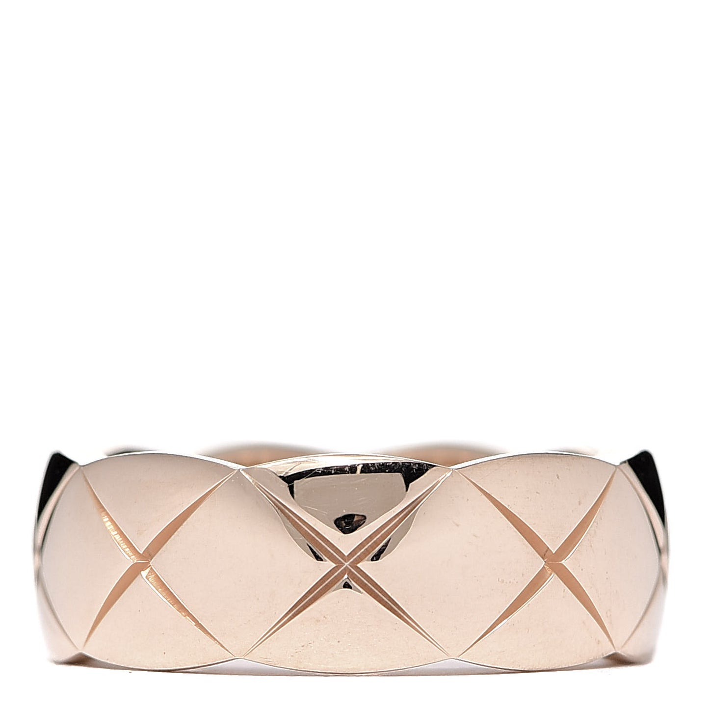 18K Beige Gold Small Coco Crush Ring 48 4.5