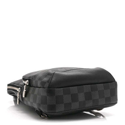 Louis Vuitton Damier Graphite Avenue Sling Bag Onyx Silver 4 of 10