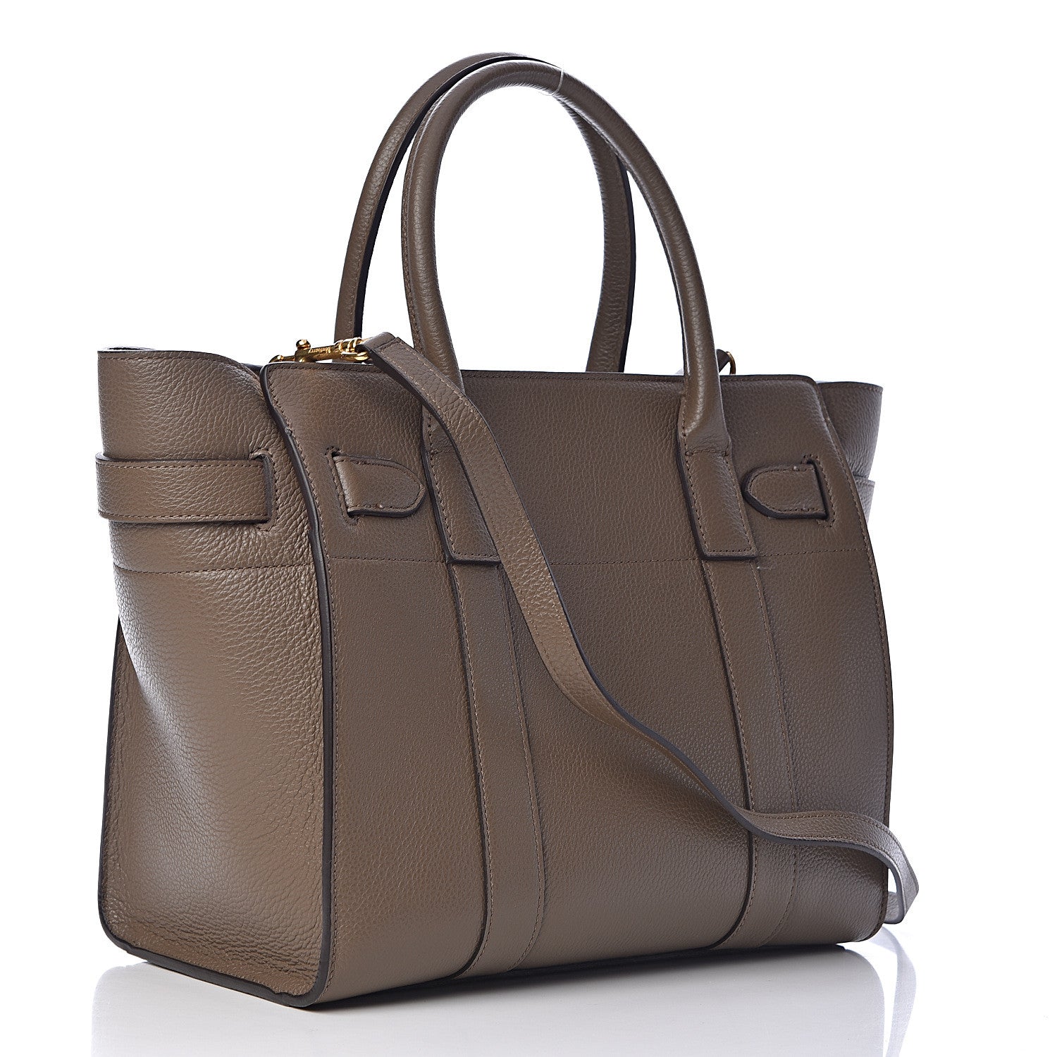 Mulberry Classic Grain Small Bayswater Zip Tote Clay 3 of 9