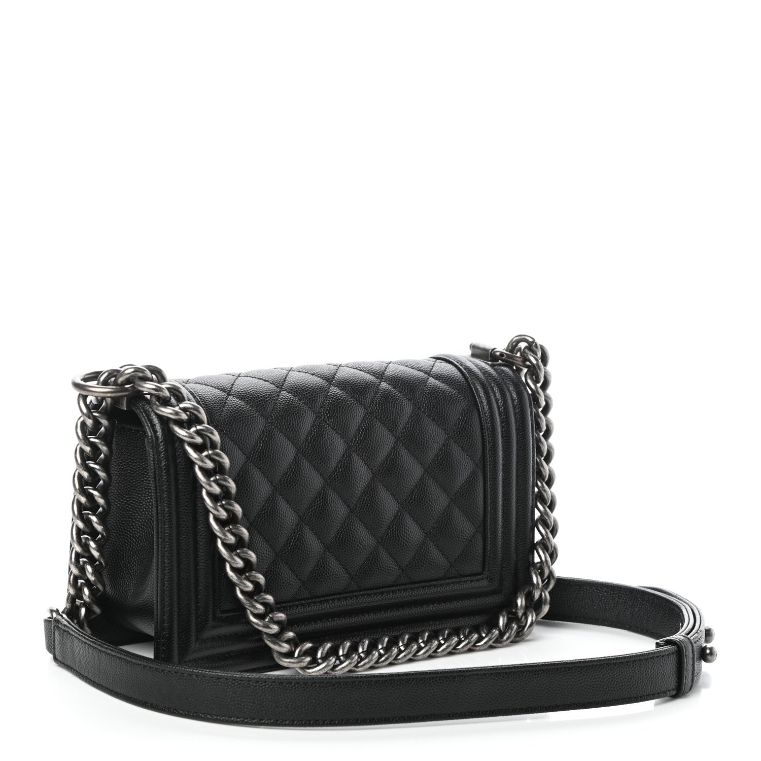 Chanel Caviar Quilted Small Boy Flap Black 3 of 9