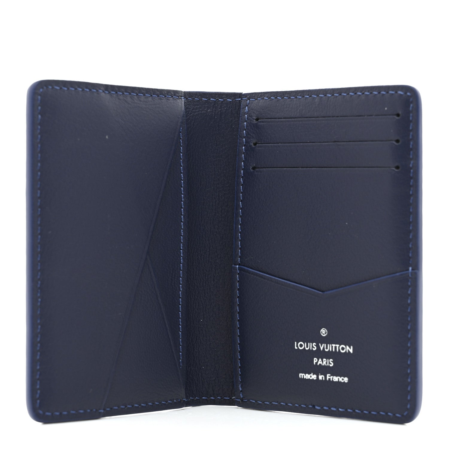 Louis Vuitton Alligator Pocket Organizer Frozen Blue 5 of 7