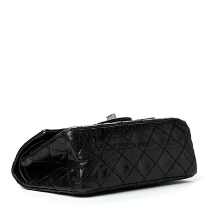 Chanel Aged Calfskin Quilted 2.55 Reissue 224 Flap Black 3 of 5
