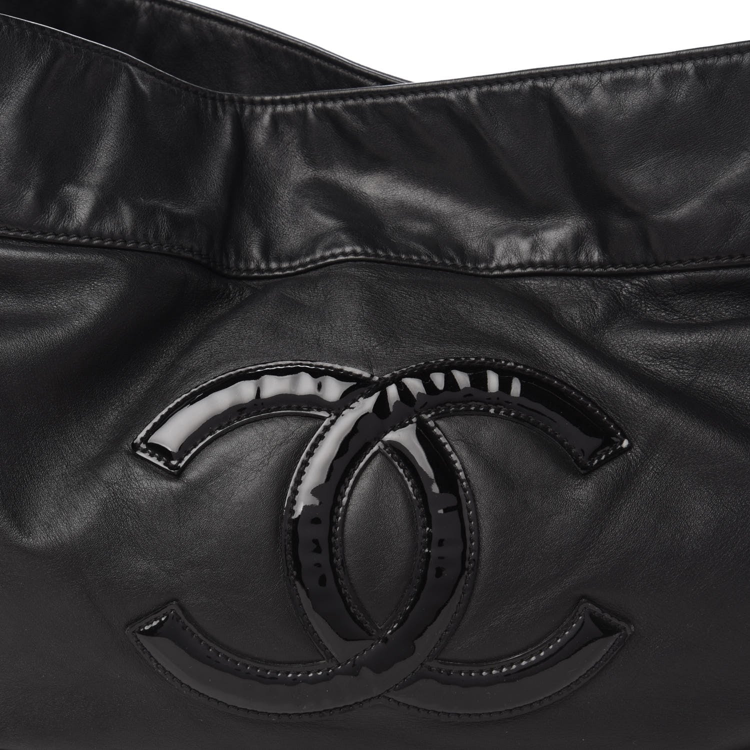 Chanel Calfskin Modern Chain Rhodoid Hobo Black 10 of 11