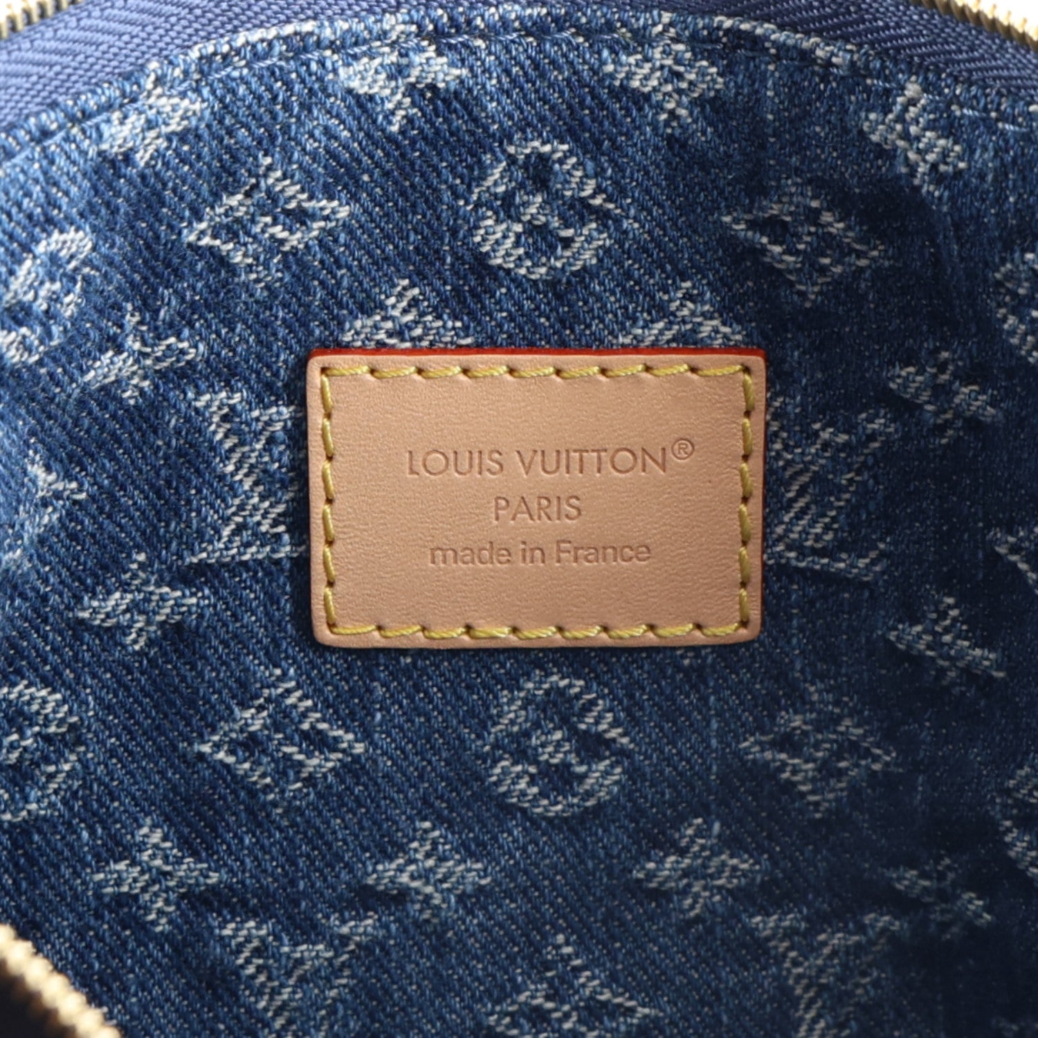 Louis Vuitton Monogram Pochette Accessories Cargo  Blue Denim 5 of 9