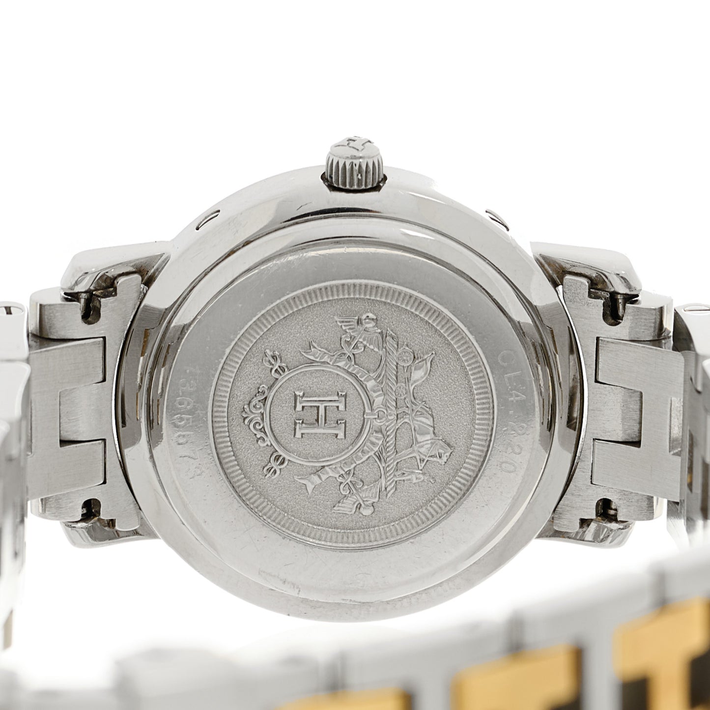 Stainless Steel 24mm Clipper Quartz Watch Gold