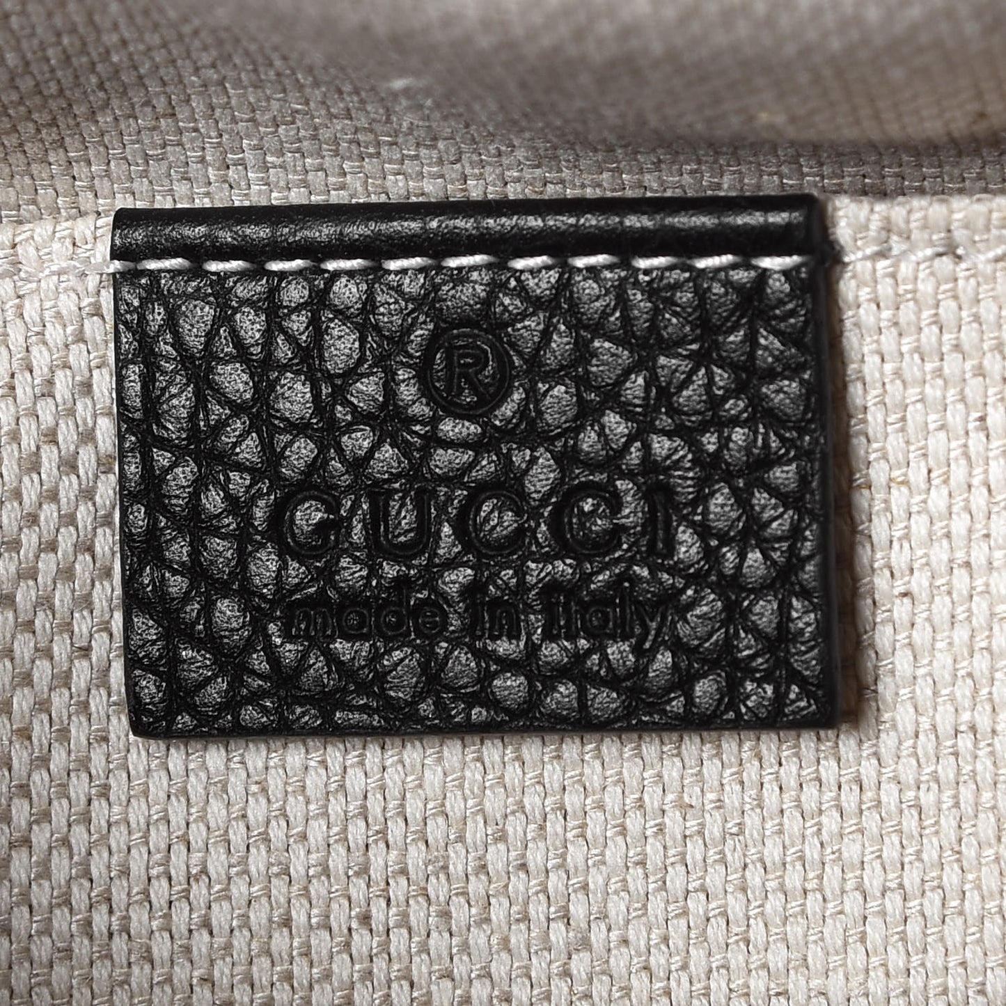 Pebbled Calfskin Small Soho Disco Bag Black