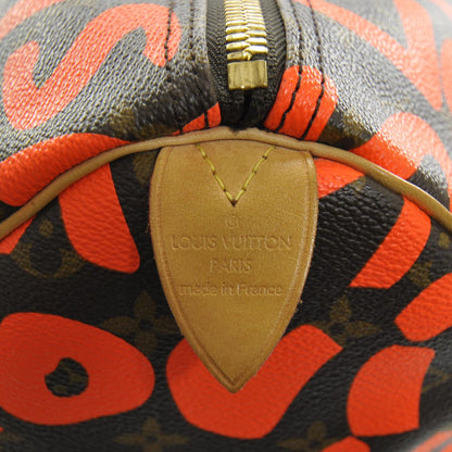 Louis Vuitton Monogram Graffiti Keepall 50 Orange 5 of 8