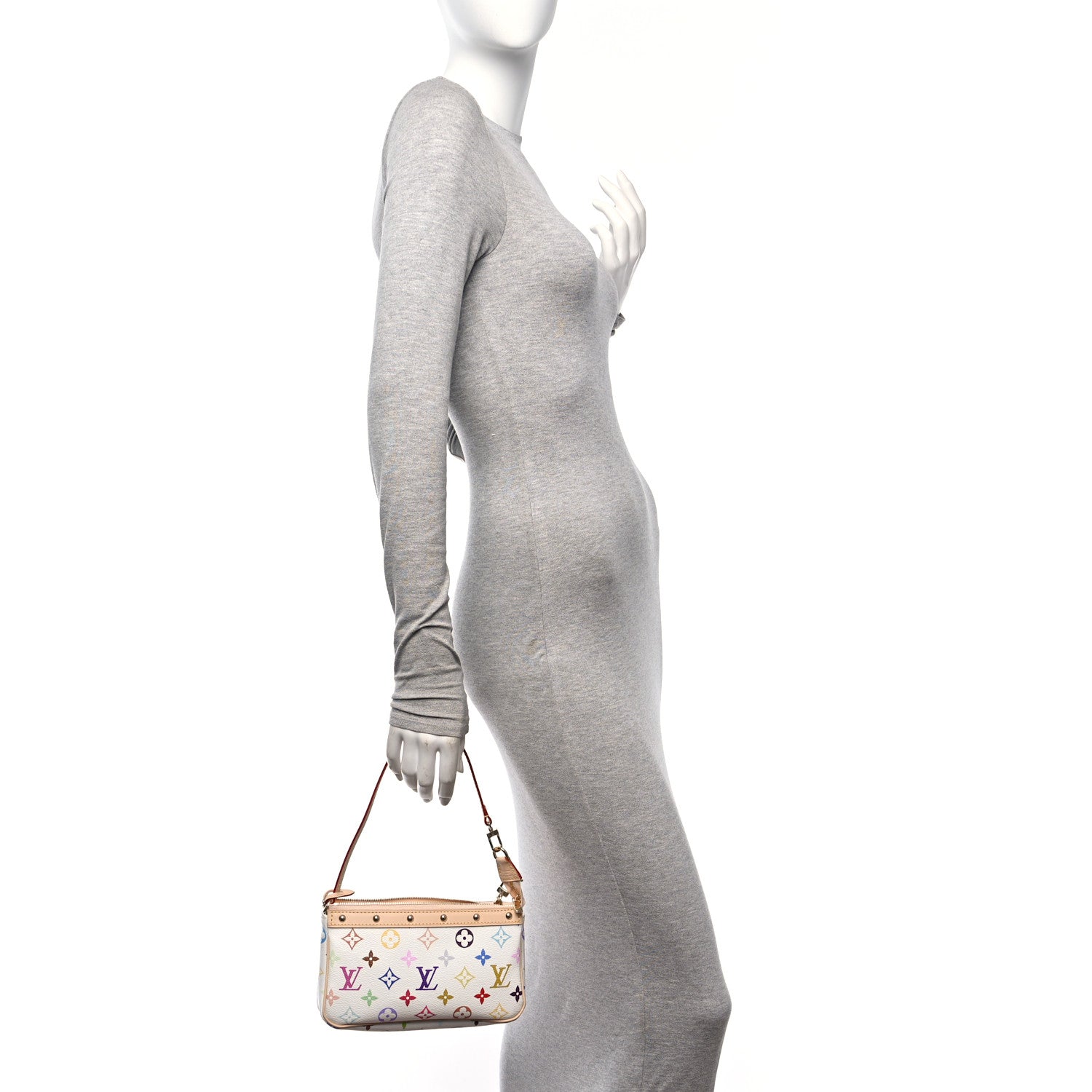 Louis Vuitton LV X TM Monogram Multicolor Pochette Accessories White 2 of 10