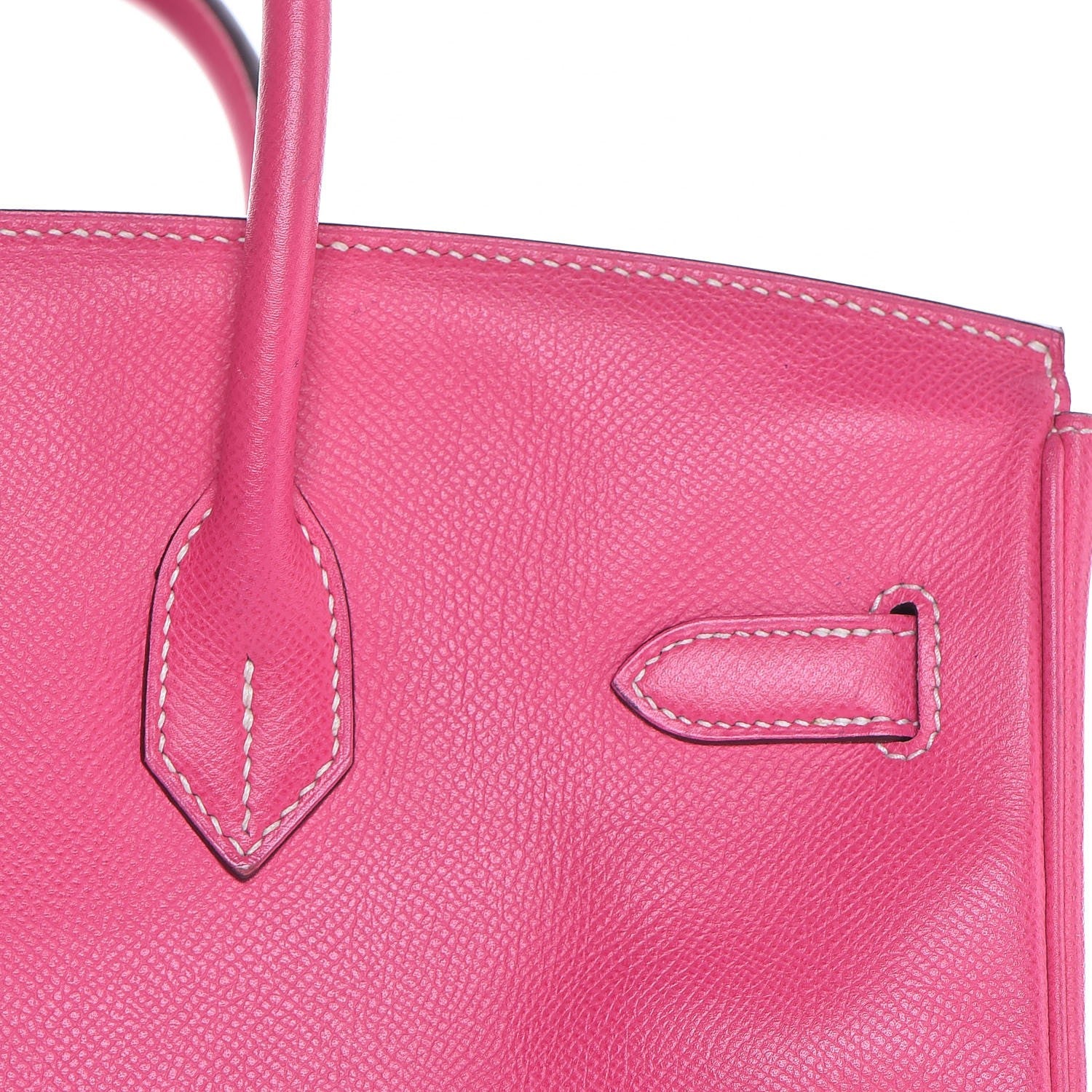 Hermes Epsom Candy Birkin 35 Rose Tyrien Rubis 33 of 46