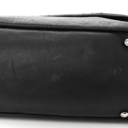 Chanel Calfskin Diamond Stitch Accordion Flap Black 11 of 13