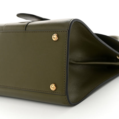 Delvaux Box Calfskin Mini Brillant Satchel Olive 10 of 13