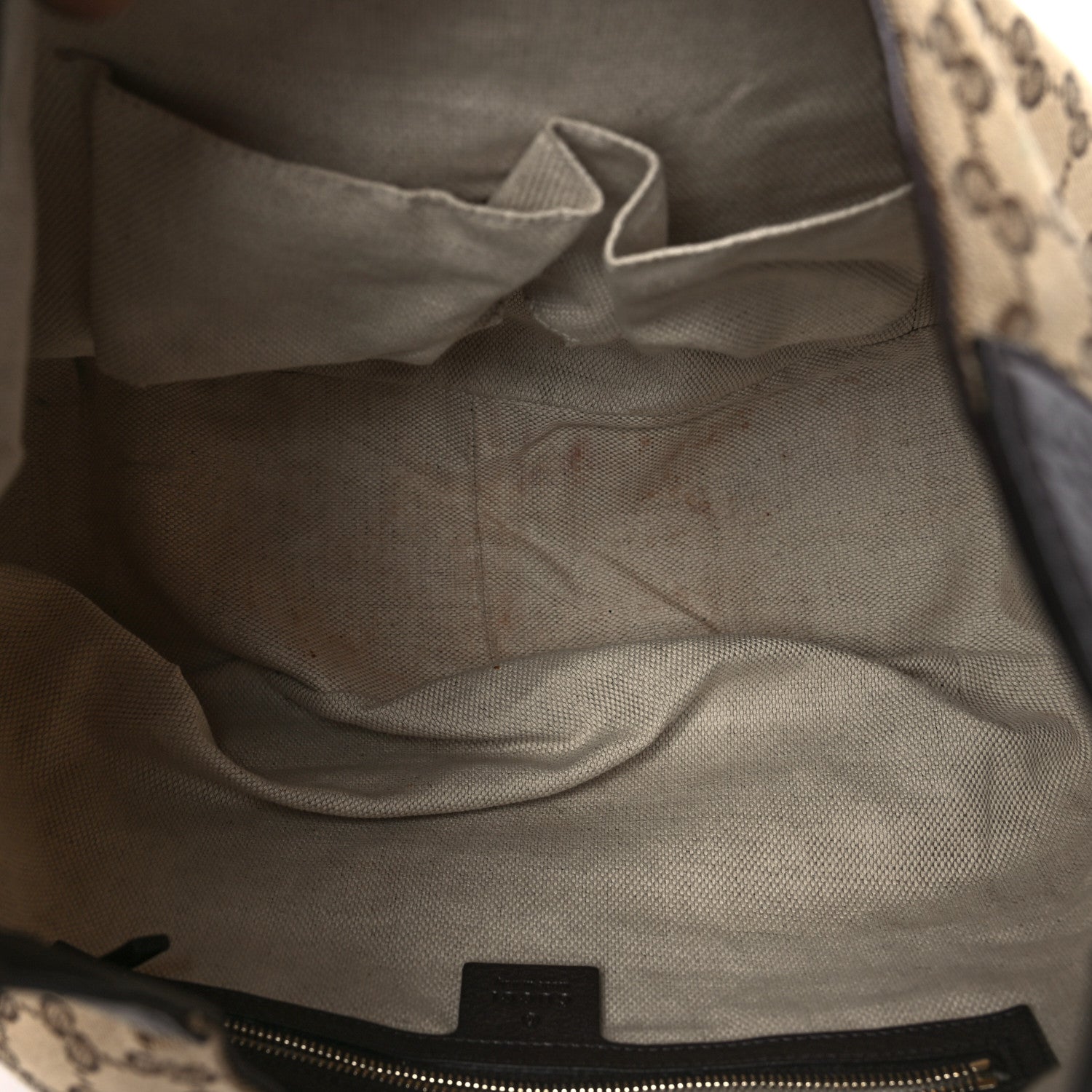 Gucci Monogram Web Medium Dressage Hobo Dark Brown 5 of 9