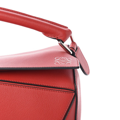 Loewe Calfskin Medium Puzzle Bag Scarlet 10 of 10