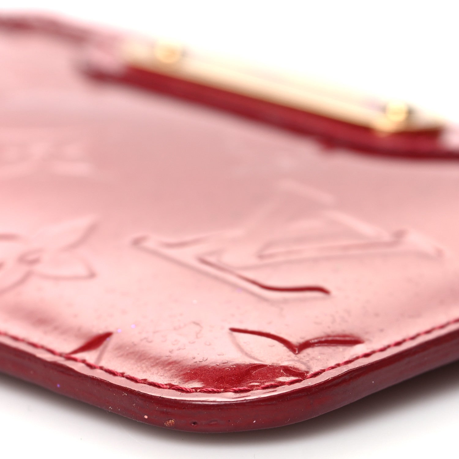 Louis Vuitton Vernis Key Pouch Pomme D'Amour 9 of 15