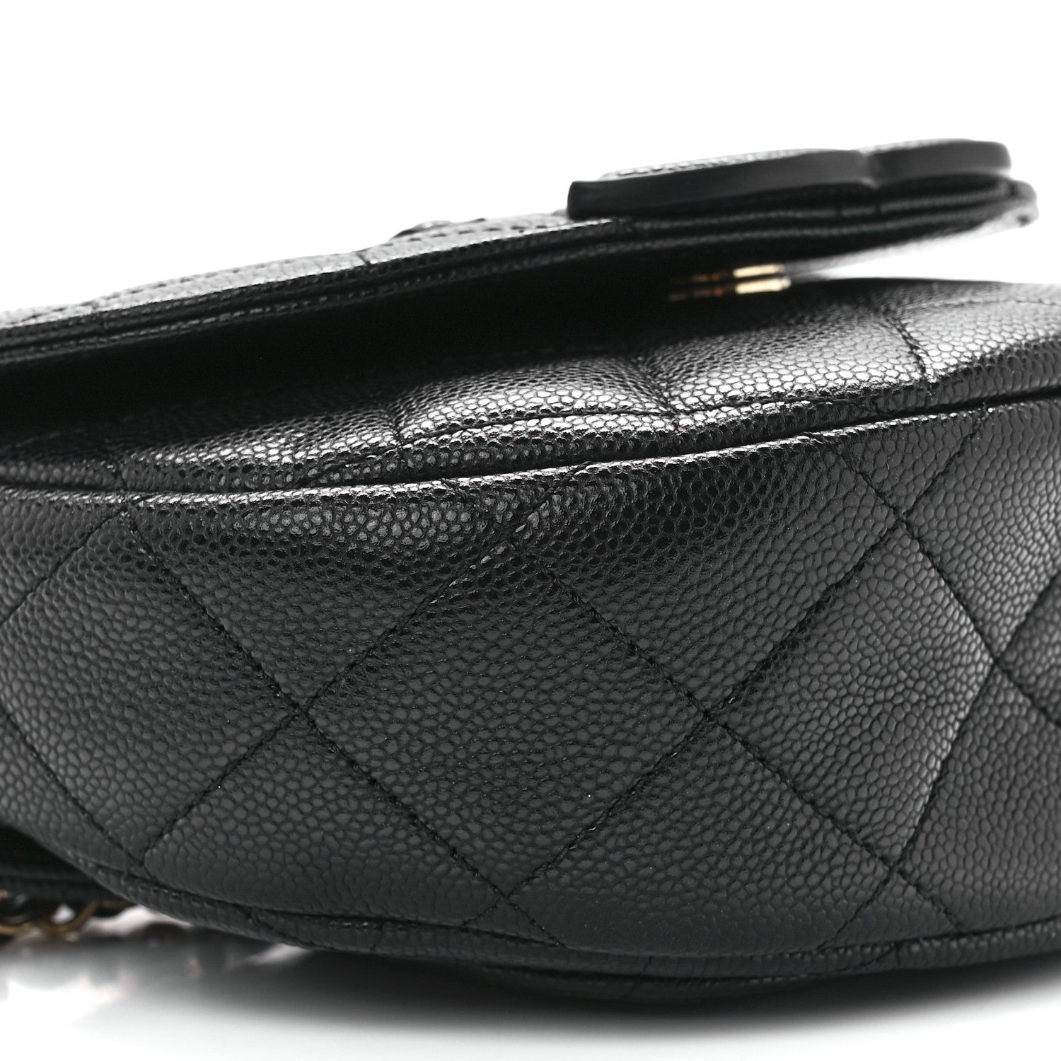 Chanel Caviar Quilted Mini Messenger Flap Black 10 of 11