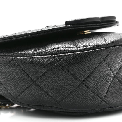 Chanel Caviar Quilted Mini Messenger Flap Black 10 of 11