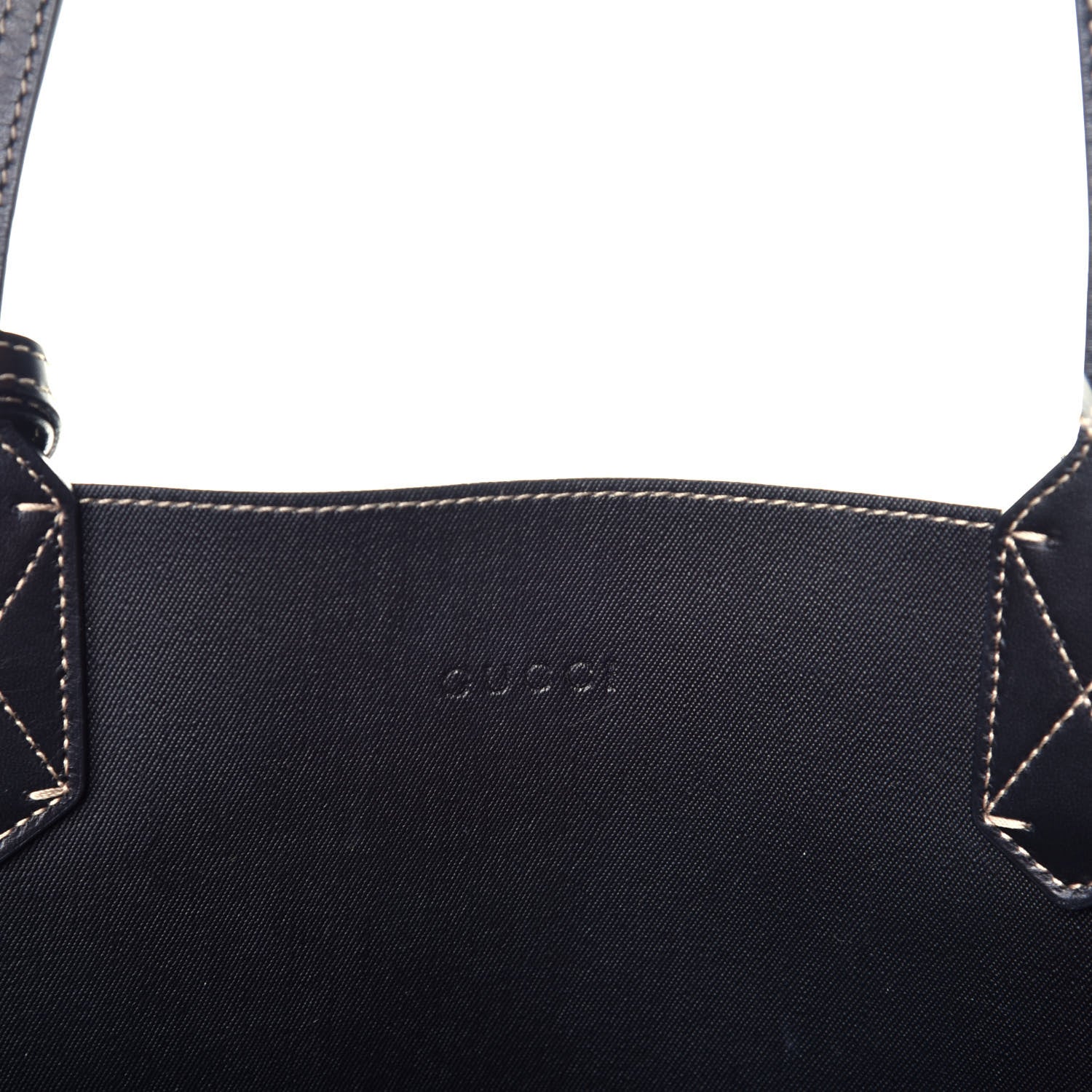 Gucci GG Supreme Monogram Large Reversible Tote Beige Black 11 of 17