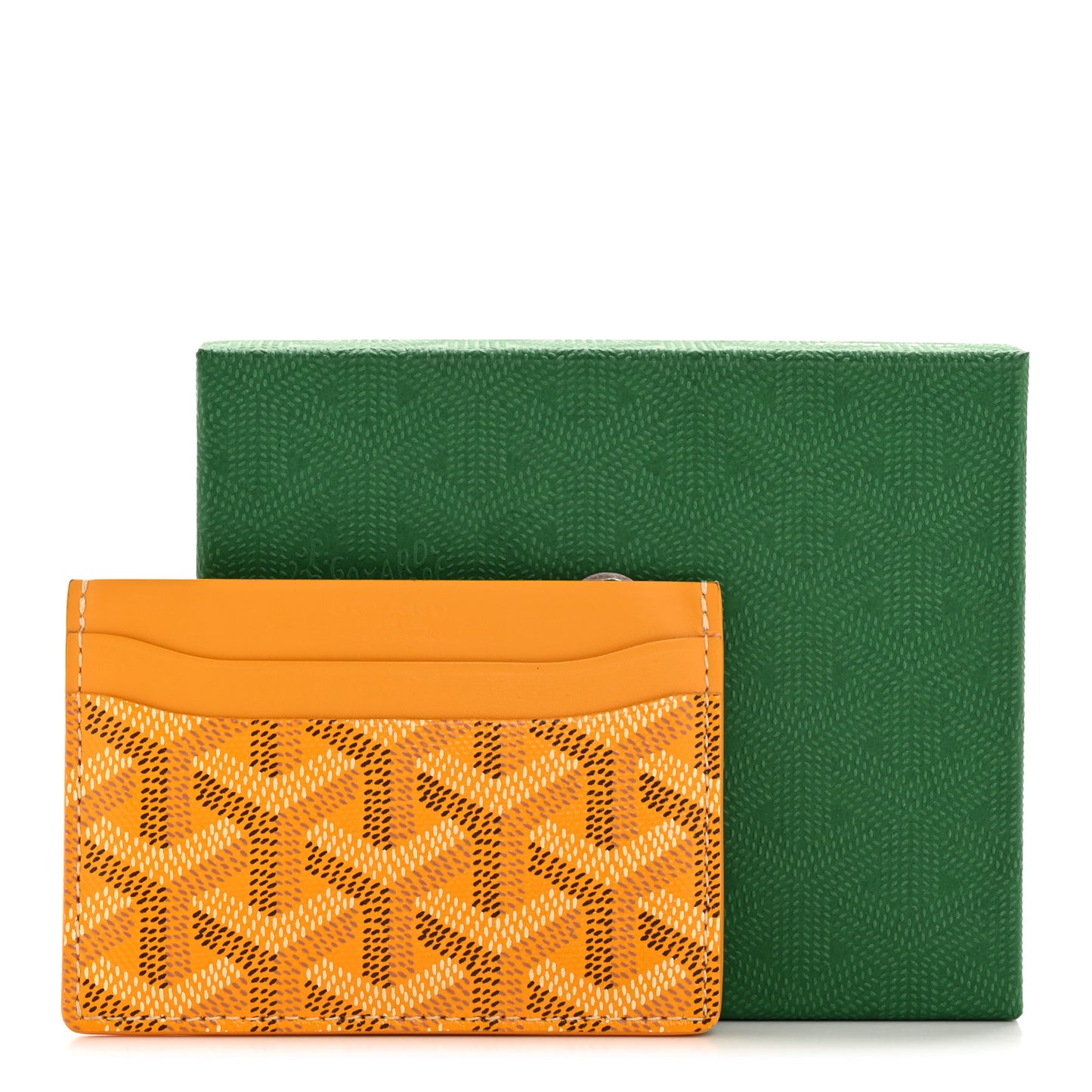 Goyardine Saint Sulpice Card Holder Yellow