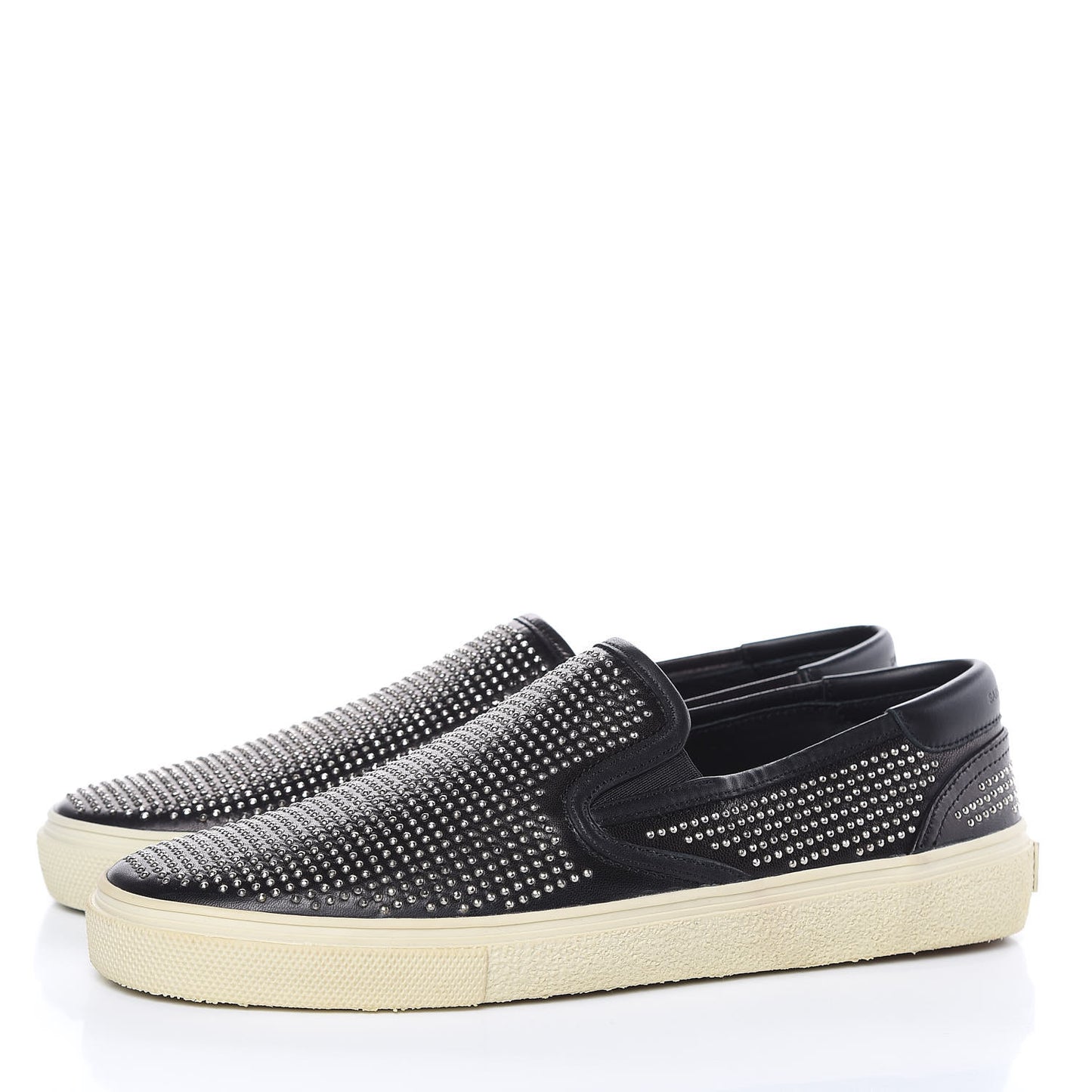 Mat Nappa Mens Microborchie Wolly Studded Skate Slip On Sneakers 41 Black