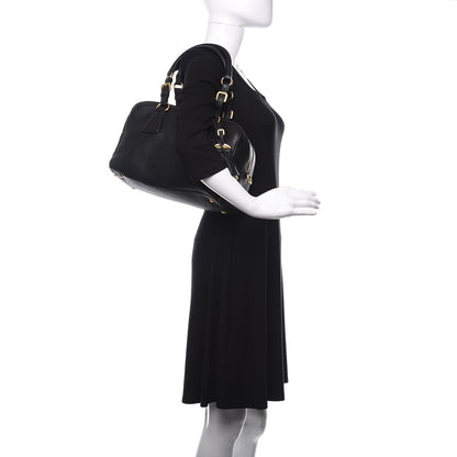 Prada Vitello Daino Bowler Black 2 of 9
