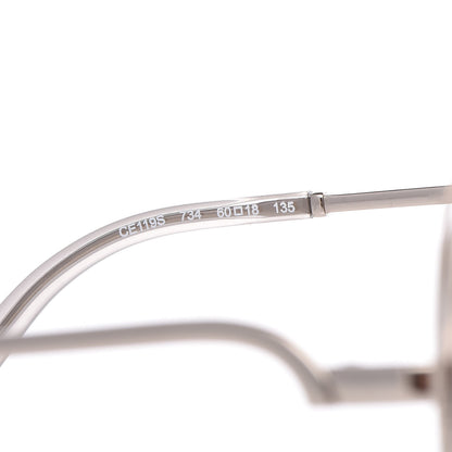 Chloe Oversize Round Carlina Sunglasses CE119S Gold Grey Metallic 5 of 7