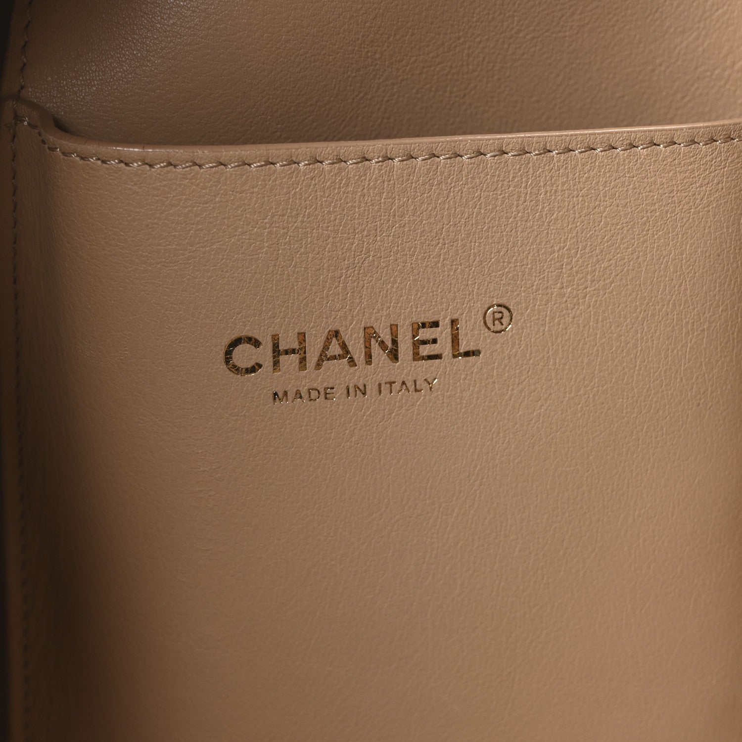 Chanel Calfskin Large Serial Shopper Tote Beige 1844296 – FASHIONPHILE