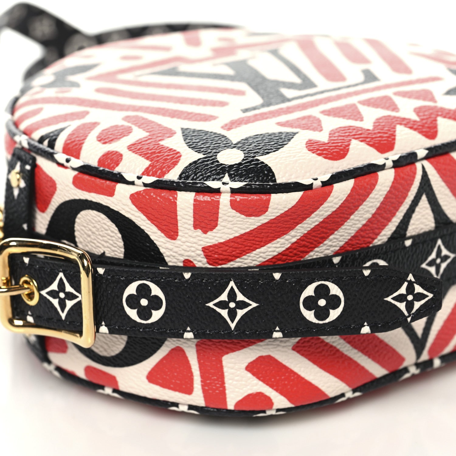 Louis Vuitton Monogram Giant Crafty Boite Chapeau Souple PM Creme Rouge Black 8 of 9