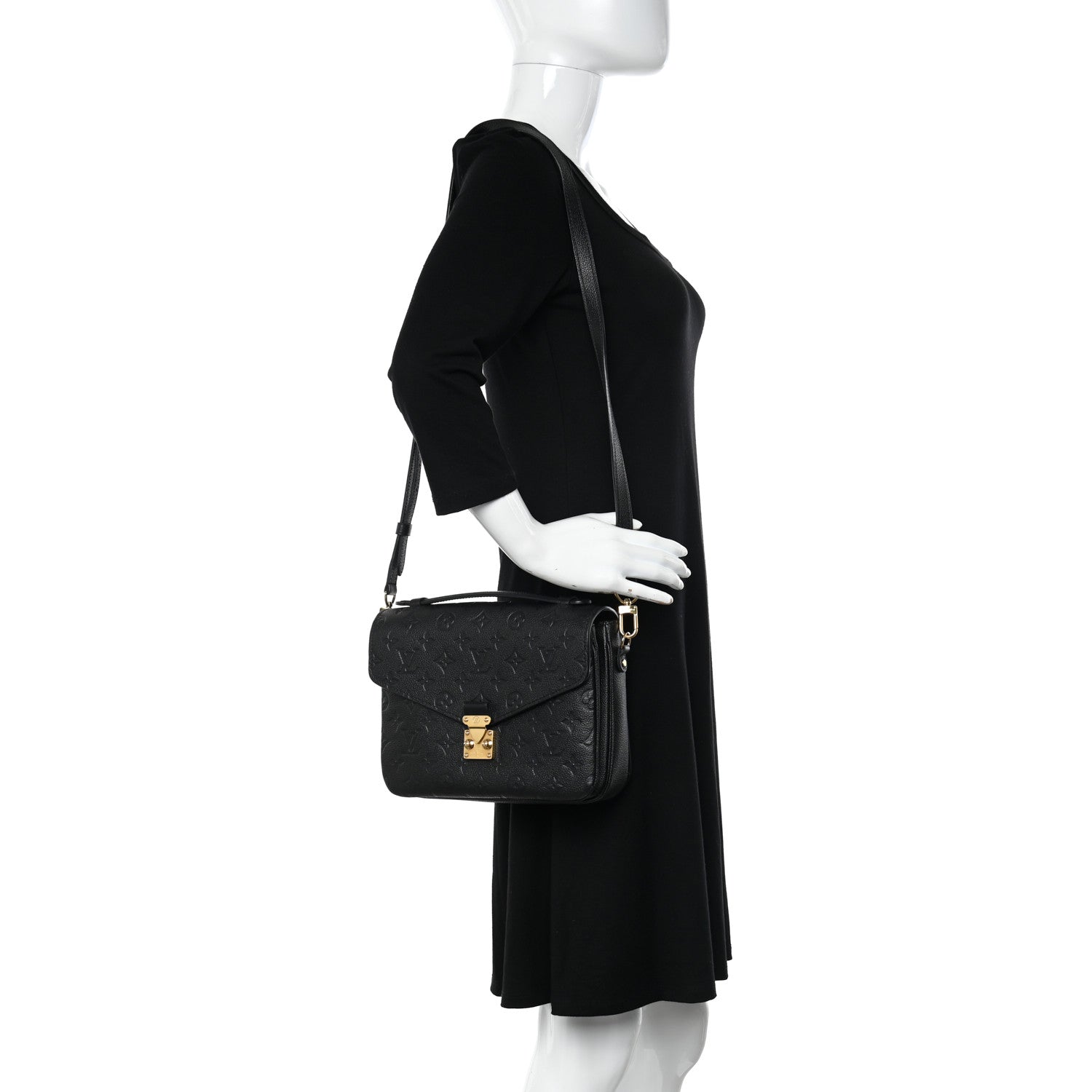 Louis Vuitton Empreinte Pochette Metis Black 2 of 11