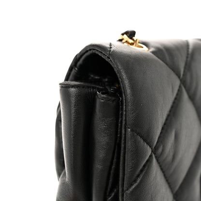 Salvatore Ferragamo Nappa Quilted Ginny Medium Crossbody Black 12 of 13