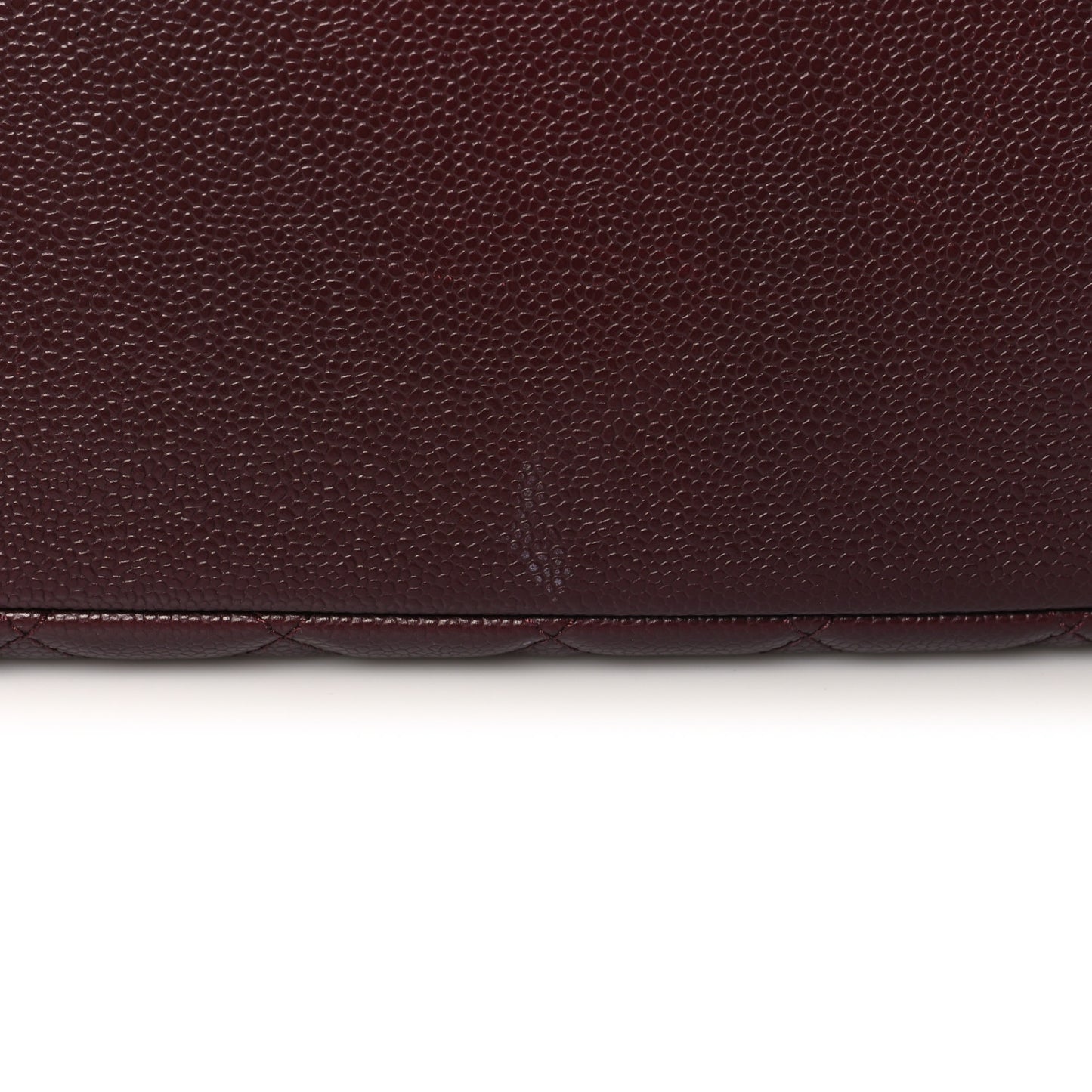 Caviar Quilted Grand Shopping Tote GST Dark Burgundy