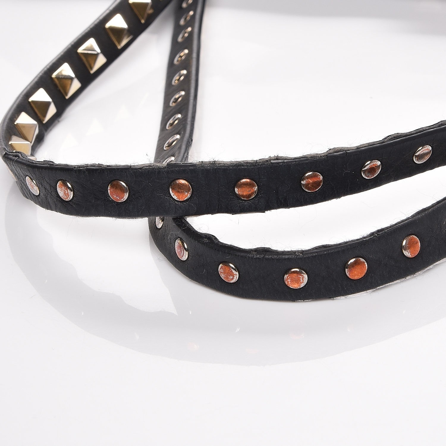 Valentino Garavani Vitello Medium Rockstud Tote Black 8 of 9