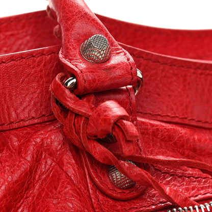 Balenciaga Agneau Arena Giant 12 Silver Hardware Part Time Coquelicot Rouge Coquelicot 9 of 13