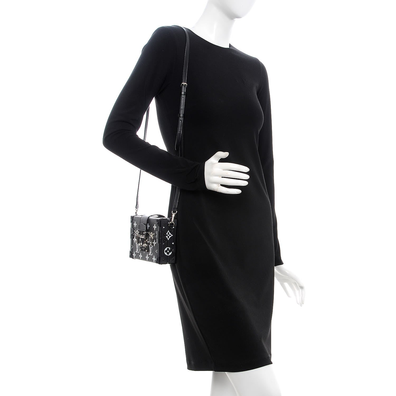 Louis Vuitton Reflective Petite Malle Black 2 of 7