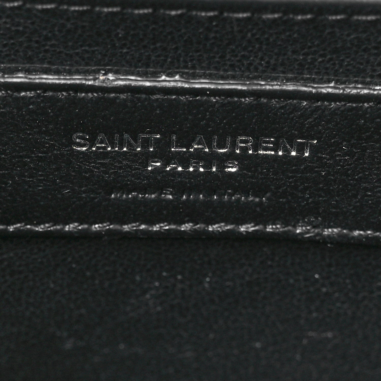 Saint Laurent Grain De Poudre Textured Mixed Matelasse Triquilt Medium Monogram Satchel Black 6 of 11