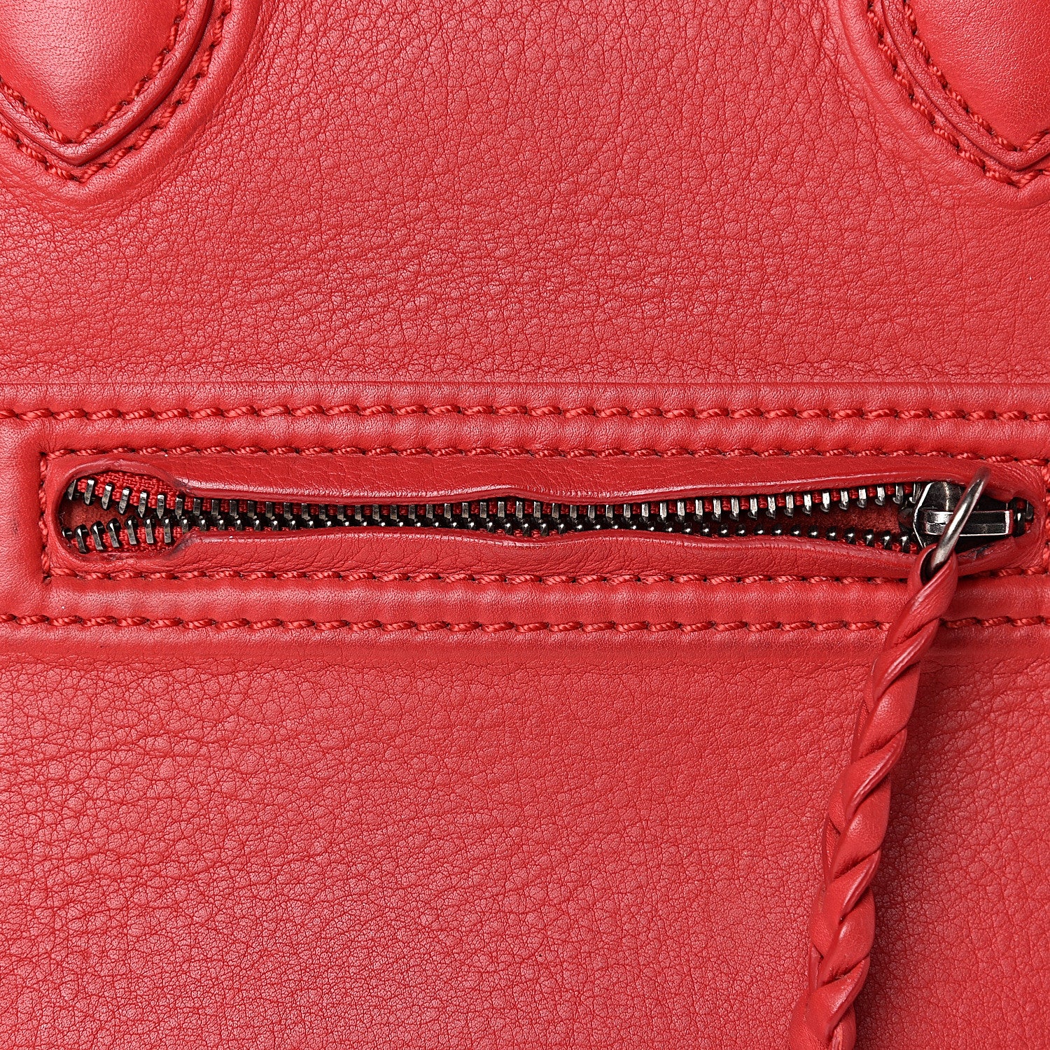 Celine Supple Calfskin Medium Phantom Luggage Vermillion 8 of 13