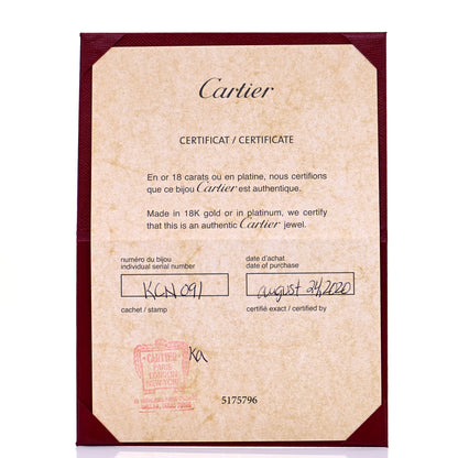 Cartier 18K White Gold LOVE Bracelet 17 8 of 8