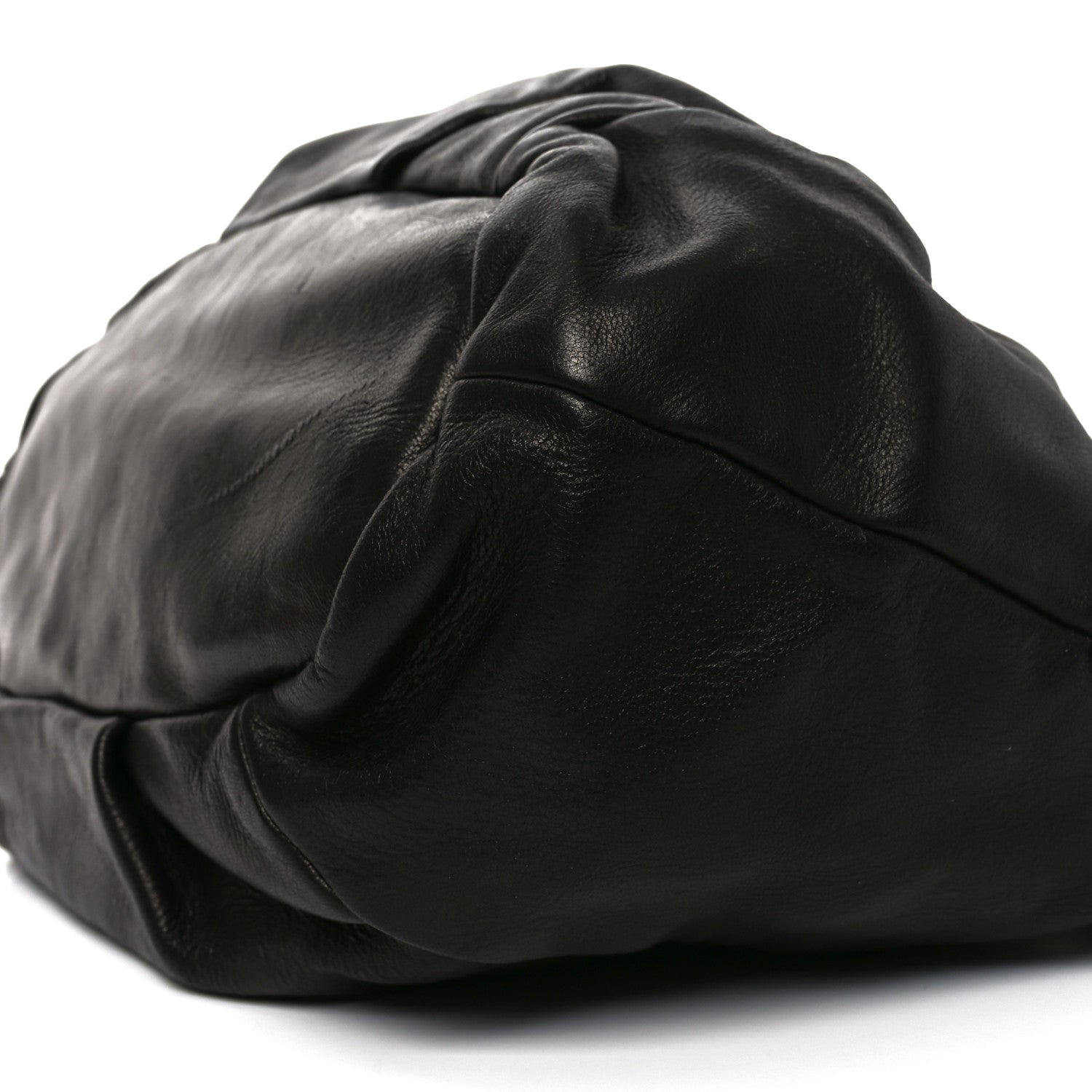 Prada Cervo Shine Tote Black 16 of 17