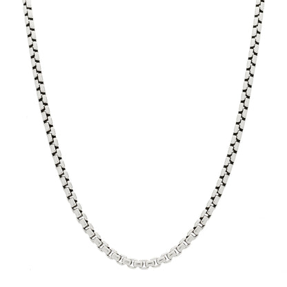 David Yurman Sterling Silver 14K Yellow Gold 3.6mm Box Chain Necklace 16" 1 of 5