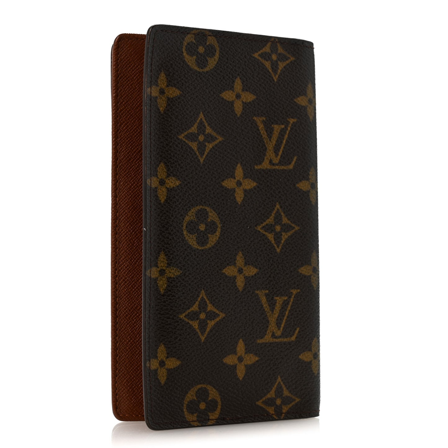 Monogram Checkbook Holder Case Wallet