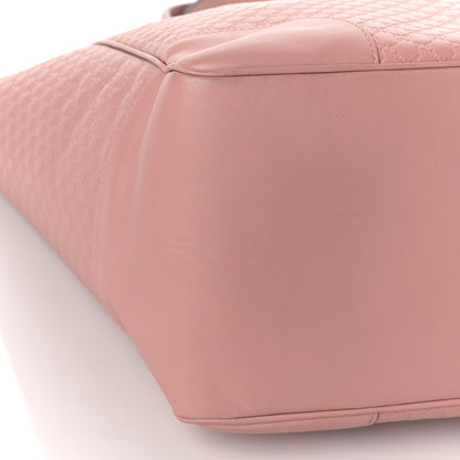 Gucci Microguccissima Bree Zippered Tote Soft Pink 7 of 8