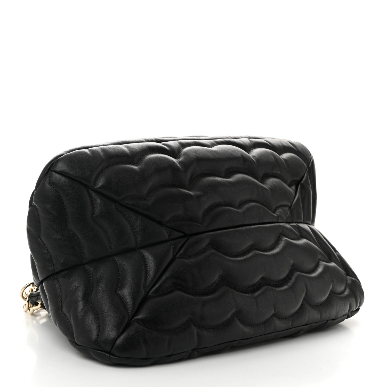 Chloe Quilted Calfskin Juana Shoulder Bag Black 4 of 10