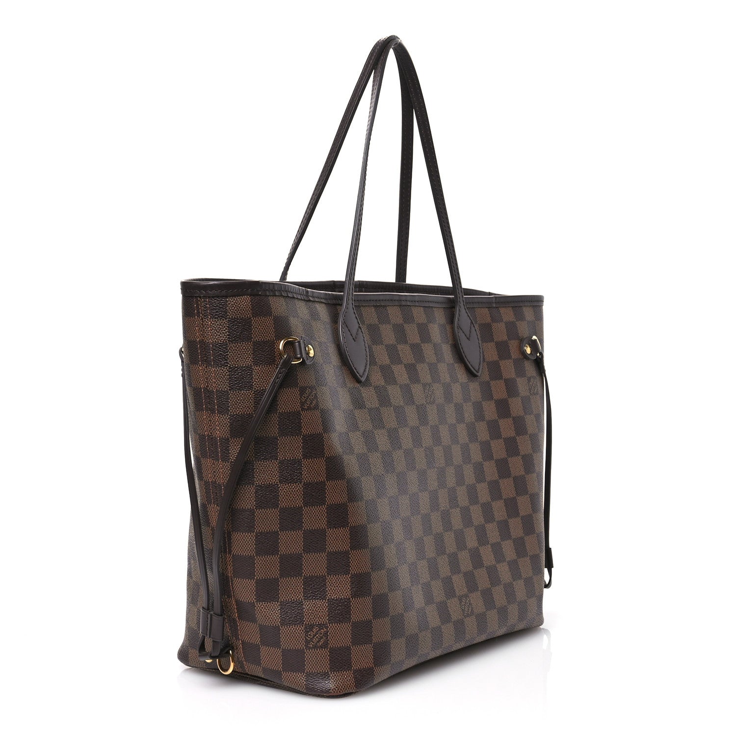 Louis Vuitton Damier Ebene Neo Neverfull MM Rose Ballerine 3 of 12