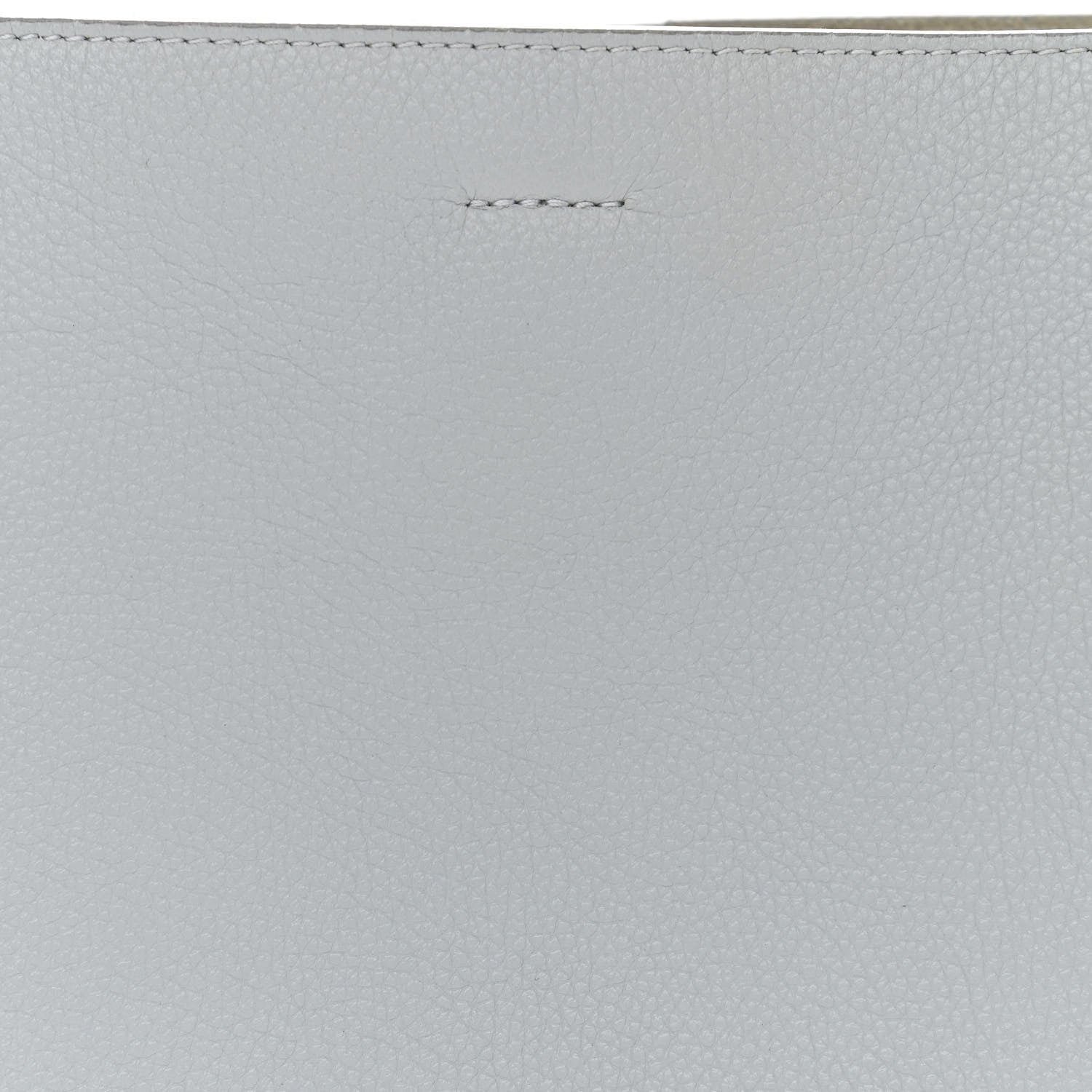 Celine Soft Grained Calfskin Small Sangle Bucket Bag Storm 8 of 10