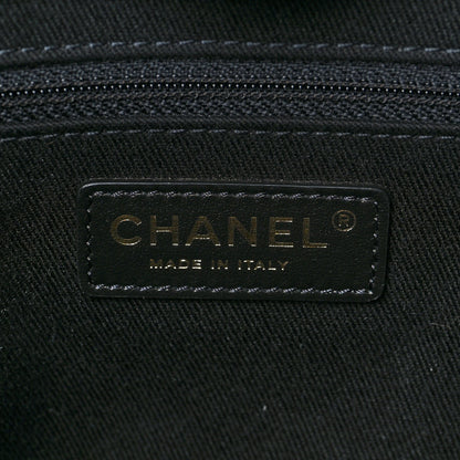 Chanel Lurex Boucle Small Deauville Tote Black 7 of 8