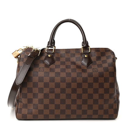 Louis Vuitton Damier Ebene Speedy Bandouliere 30 1 of 12