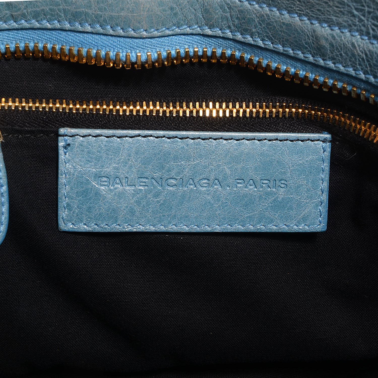 Balenciaga Agneau Giant 21 Gold Hardware S Cityky Bleu 7 of 11