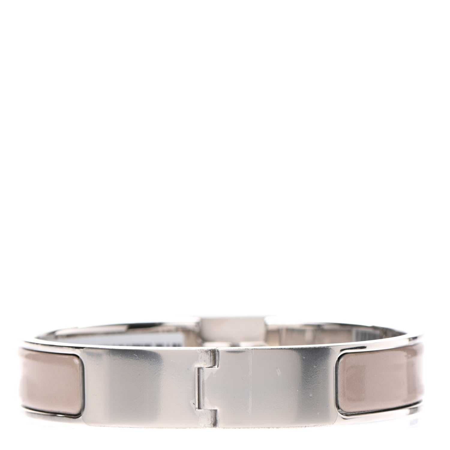 Hermes Enamel Clic Anneau Bracelet PM Marron Glace 3 of 5