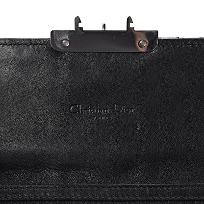 Christian Dior Lambskin Cannage Miss Dior Chain Wallet Black 6 of 8